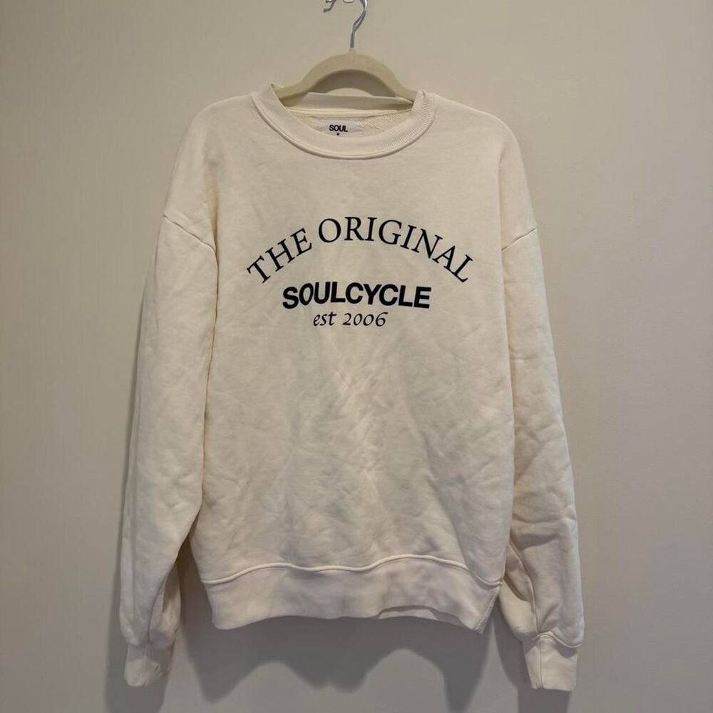 Soul Women's White and Cream Sweatshirt
